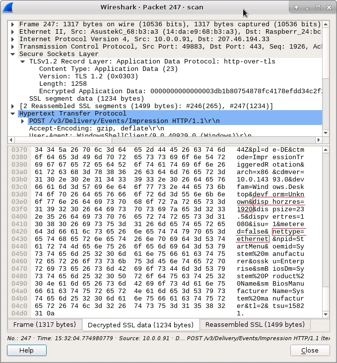 Wireshark Decrypted